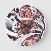 レッドコイタトゥーデザイン