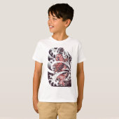 レッドコイタトゥーデザイン Tシャツ (正面フル)
