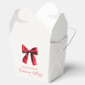 レッドコケエレガントットボークリスマスパーティー フェイバーボックス (オープン)