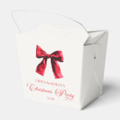 レッドコケエレガントットボークリスマスパーティー フェイバーボックス (裏面サイド)