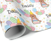 レッドコックポオカバポウドッグ誕生日 ラッピングペーパー (ロールコーナー)