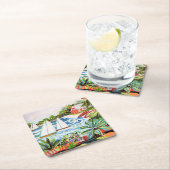 レッドコテージバイザベイII スクエアペーパーコースター (インサイチュ)