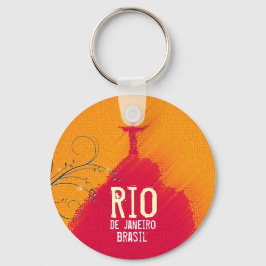 レッドコルコバドリオブラジル キーホルダー (正面)