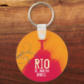 レッドコルコバドリオブラジル キーホルダー (正面)