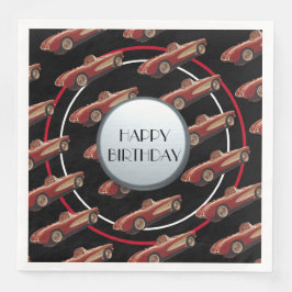 レッドコルベット紙ナプキン