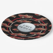 レッドコルベット紙プレート ペーパープレート (アングル)