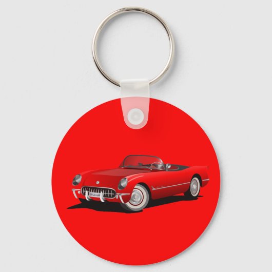 レッドコルベット キーホルダー (正面)