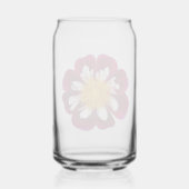 レッドコレットダリア開花 ガラス缶 (裏面)