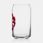 レッドコレットダリア開花 ガラス缶 (左)