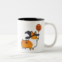 レッドコーギハロウィーンマグ | CorgiThings