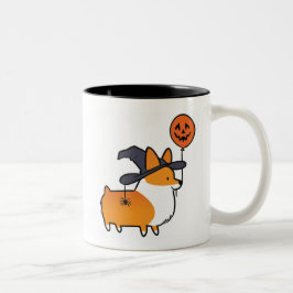 レッドコーギハロウィーンマグ | CorgiThings ツートーンマグカップ