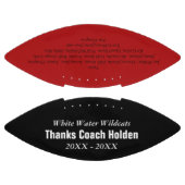 レッドコーパーソナライズされたチ名チームのメンバー年 アメリカンフットボール (パネル)