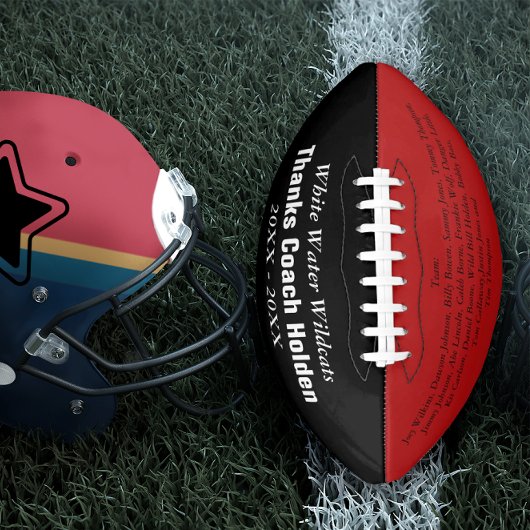 レッドコーパーソナライズされたチ名チームのメンバー年 アメリカンフットボール