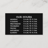 レッドコーヒーマグ 名刺 (裏面)