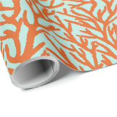 レッドコーラルシーグリーン海沿岸 ラッピングペーパー (ロールコーナー)