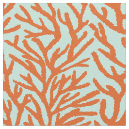 レッドコーラルシーグリーン海 ファブリック