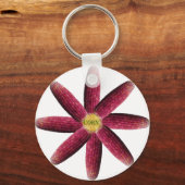 レッドコーンパターン キーホルダー (正面)