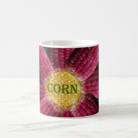 レッドコーンパターン コーヒーマグカップ (中央)