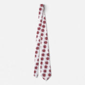 レッドコーンパターン ネクタイ (裏面)