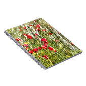 レッドコーンポピー現実美術 ノートブック (右側)