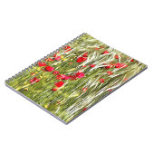 レッドコーンポピー現実美術 ノートブック (左側)