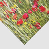 レッドコーンポピー現実美術 薄葉紙 (詳細)