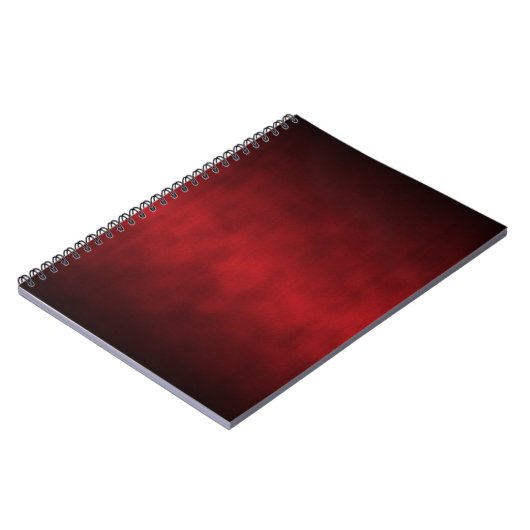 レッドゴシックグラデーション背景アート ノートブック (左側)