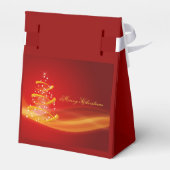 レッドゴールデンきらめくクリスマスツリー フェイバーボックス (裏面サイド)