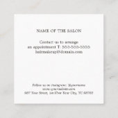 レッドゴールデンエレガントホワイトスターズホリデークーポン 割引カード (裏面)