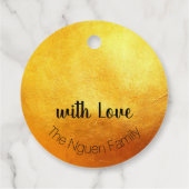 レッドゴールデンオックス中国のペーパーカット2021年新年RTag フェイバータグ (裏面)