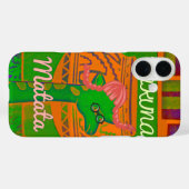 レッドゴールデングリーンラスタキラフェカラー Case-Mate iPhoneケース (裏面 (横))