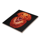 レッドゴールデンレトリバーのフロントプロファイル タイル (側面)