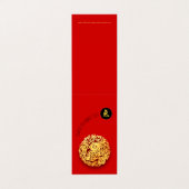 レッドゴールデン中国のラビットペーパーカット2023年B 名刺 (外部フラット)