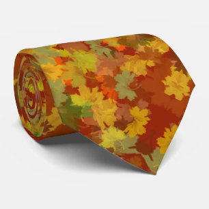 レッドゴールデン紅葉 ネクタイ