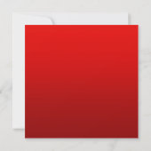 レッドゴールデン結婚バブル婚約パーティ 招待状 (裏面)