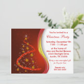 レッドゴールドのクリスマスホリデーパーティー 招待状 (スタンド正面)