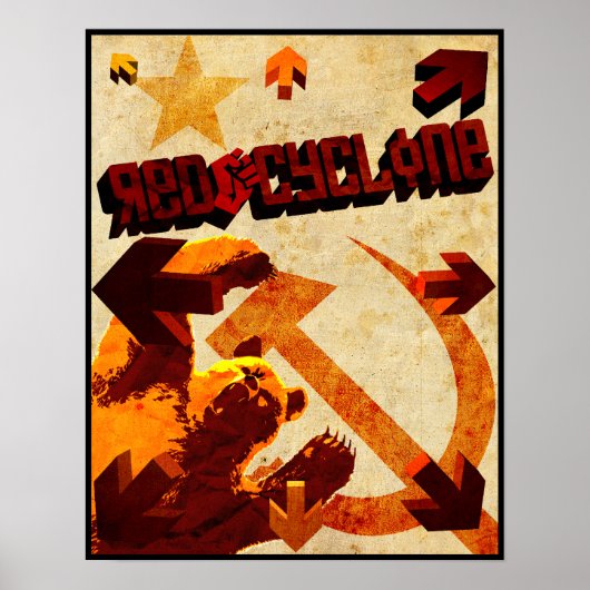 レッドサイクロンのポスター ポスター (正面)