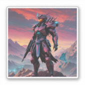 レッドサイボーグ忍者オブザノース2 シール (正面)