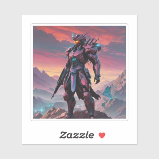 レッドサイボーグ忍者オブザノース2 シール (シート)