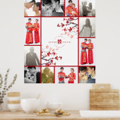 レッドサクラス&ダブルハピネス2結婚さんのポスター ポスター (キッチン)