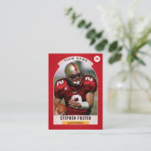 レッドサッカーのトレーディングカード、カスタムスポーツカード コーリングカード (スタンド正面)