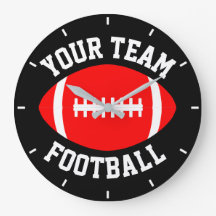 レッドサッカーカスタムチーム名と背景色