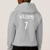 レッドサッカーシールドチーム、選手の名前と番号 (裏面)