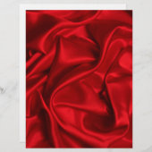 レッドサテンファブリックロマンティックアーツ&クラフト紙 (正面/裏面)