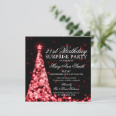 レッドサプライズ21thバースデークリスマスライト 招待状 (スタンド正面)