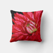 レッドサボスダリア クッション (裏面)