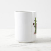 レッドサボテン1コーヒーマグ コーヒーマグカップ (中央)