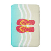 レッドサマービーチビーチサンダルバスマット バスマット (正面縦)