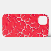 レッドサルサの枝模様iPhoneケース Case-Mate iPhoneケース (裏面 (横))
