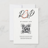 レッドサンアンドオールド桜ウェディングRSVP 出欠カード (裏面)